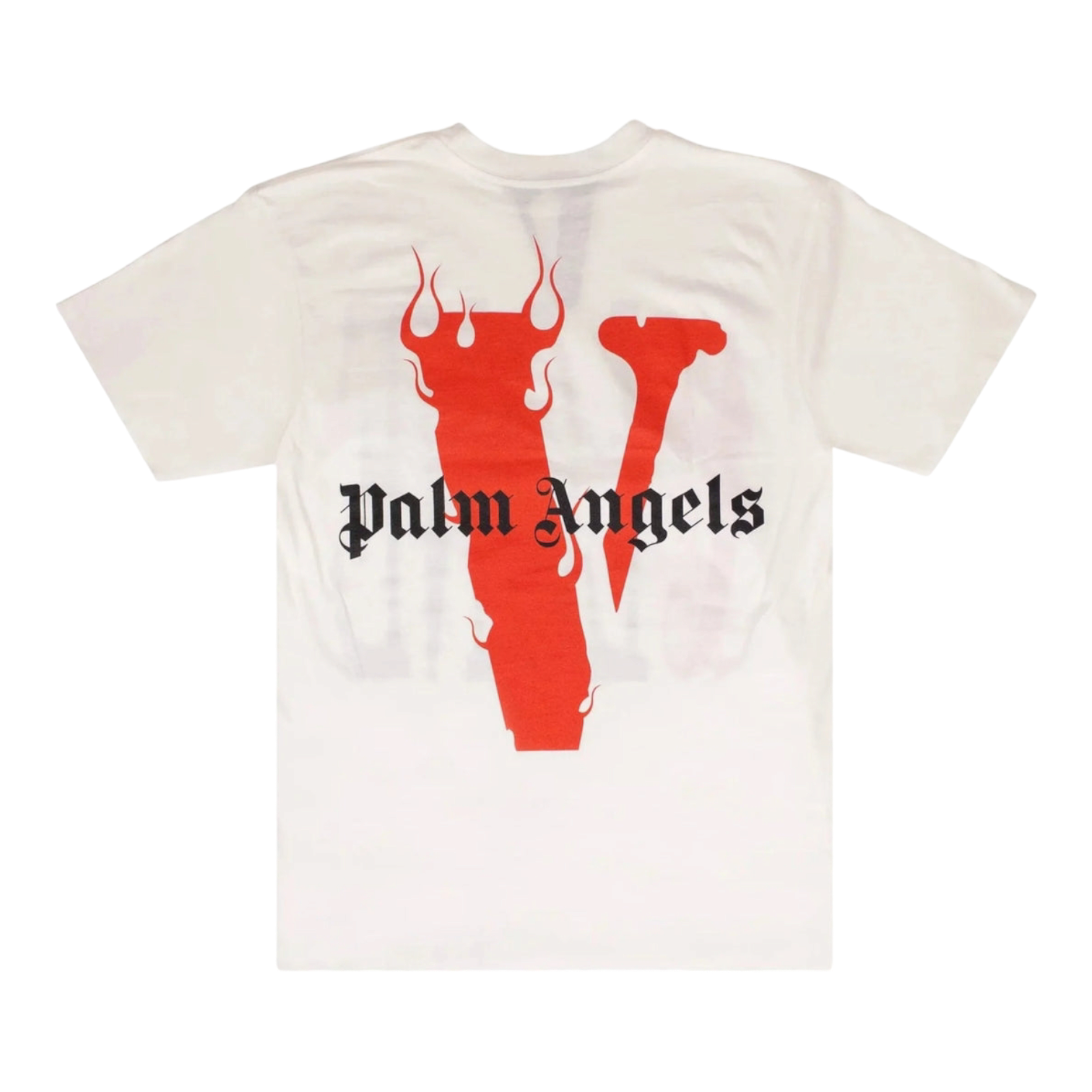 Vlone X Palm Angels White deals Red V Tee XL