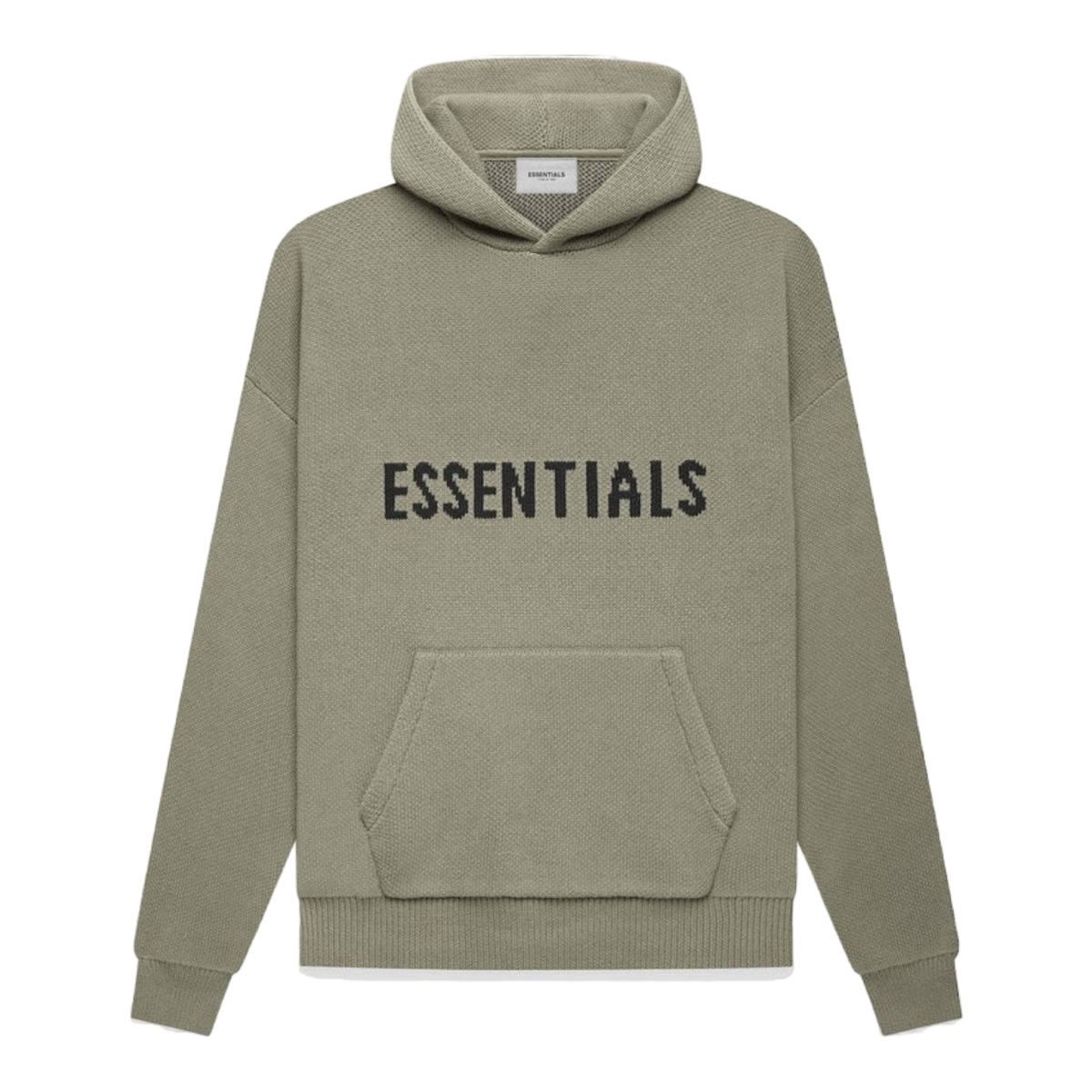 Essentials Knit Pullover Hoodie Pistachio