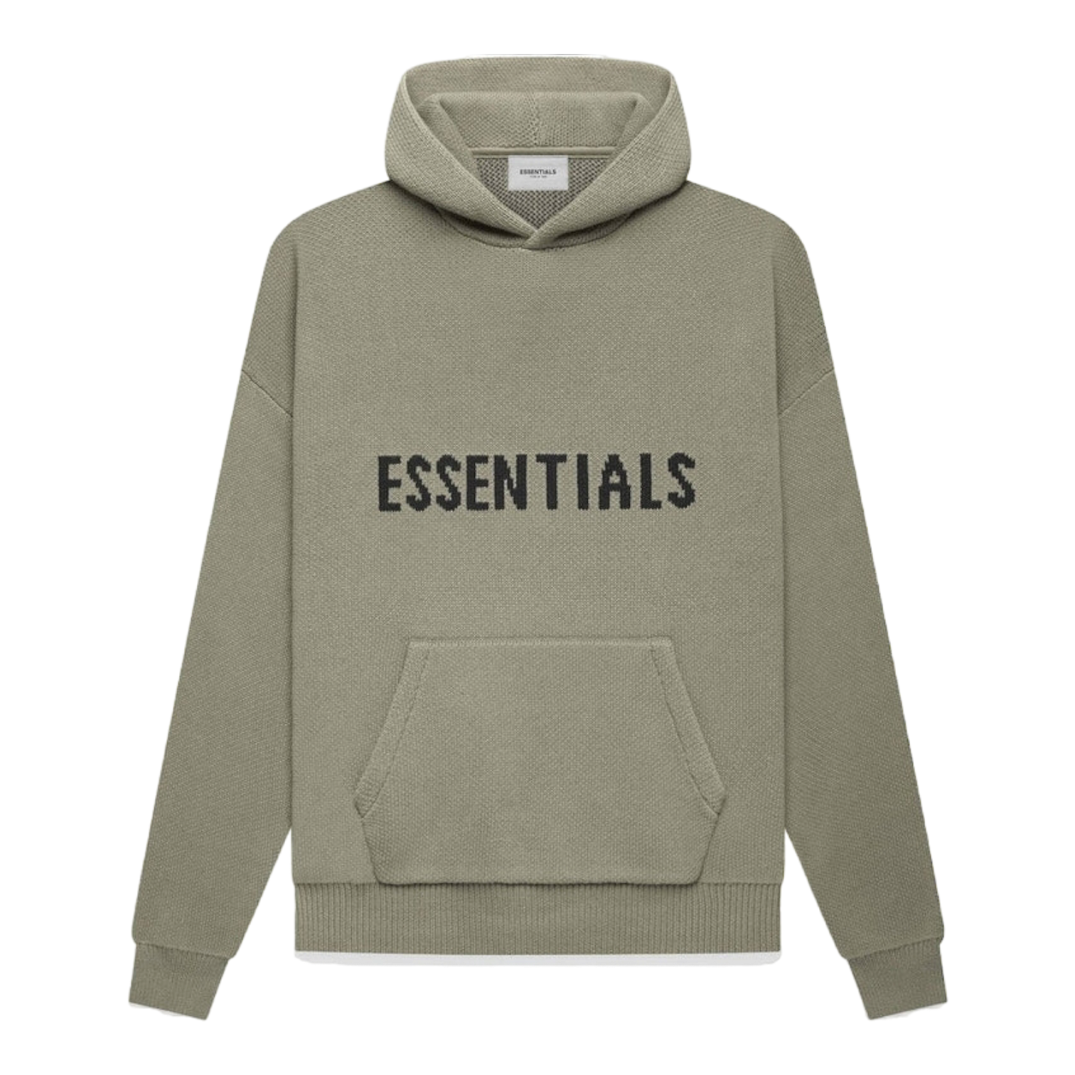 Essentials Knit Pullover Hoodie Pistachio