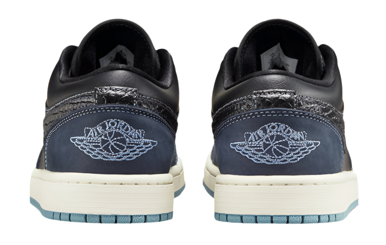 AIR JORDAN 1 LOW SE "BLACK DARK OBSIDIAN"