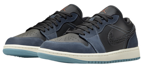 AIR JORDAN 1 LOW SE "BLACK DARK OBSIDIAN"