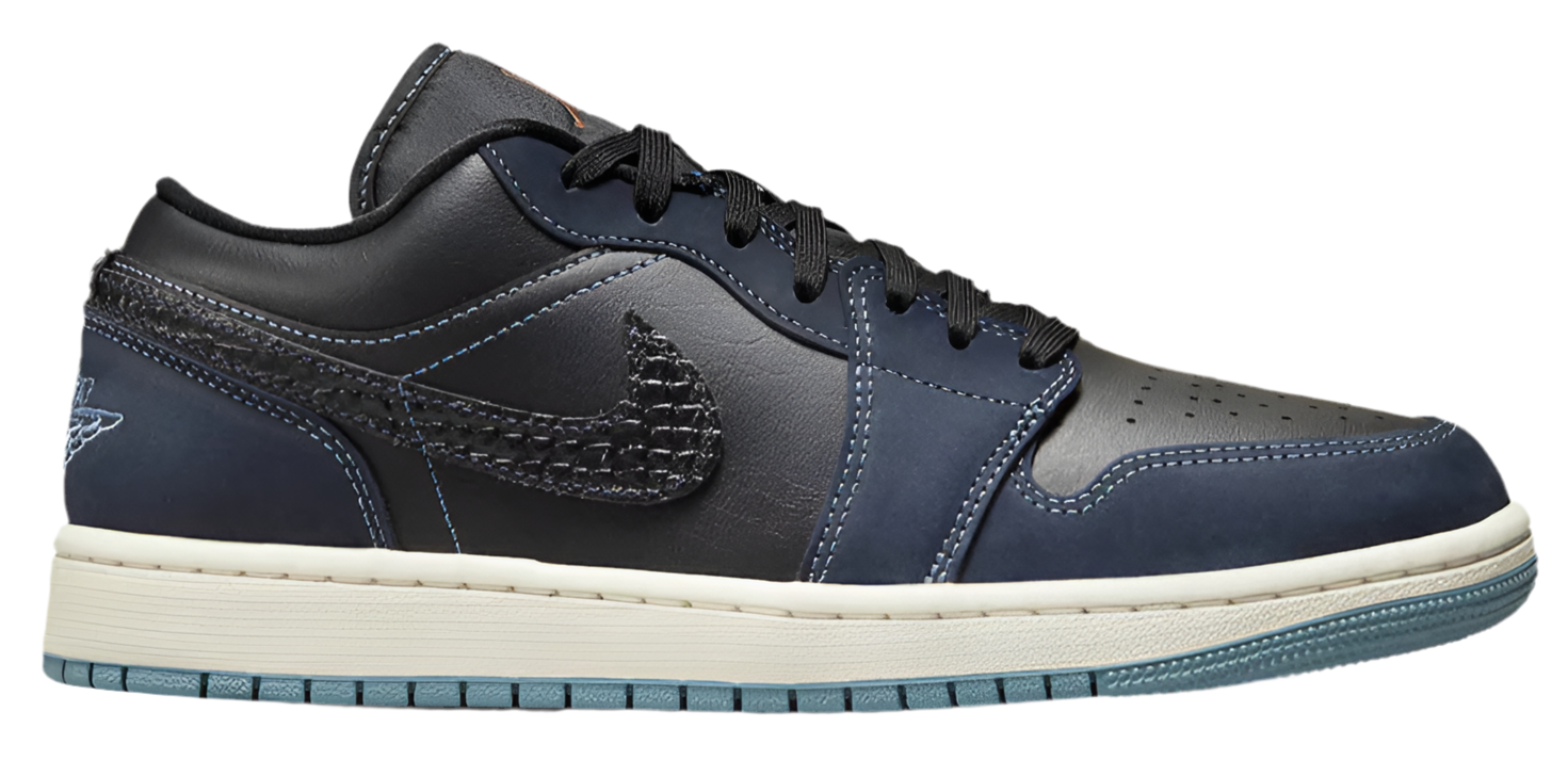 AIR JORDAN 1 LOW SE "BLACK DARK OBSIDIAN"