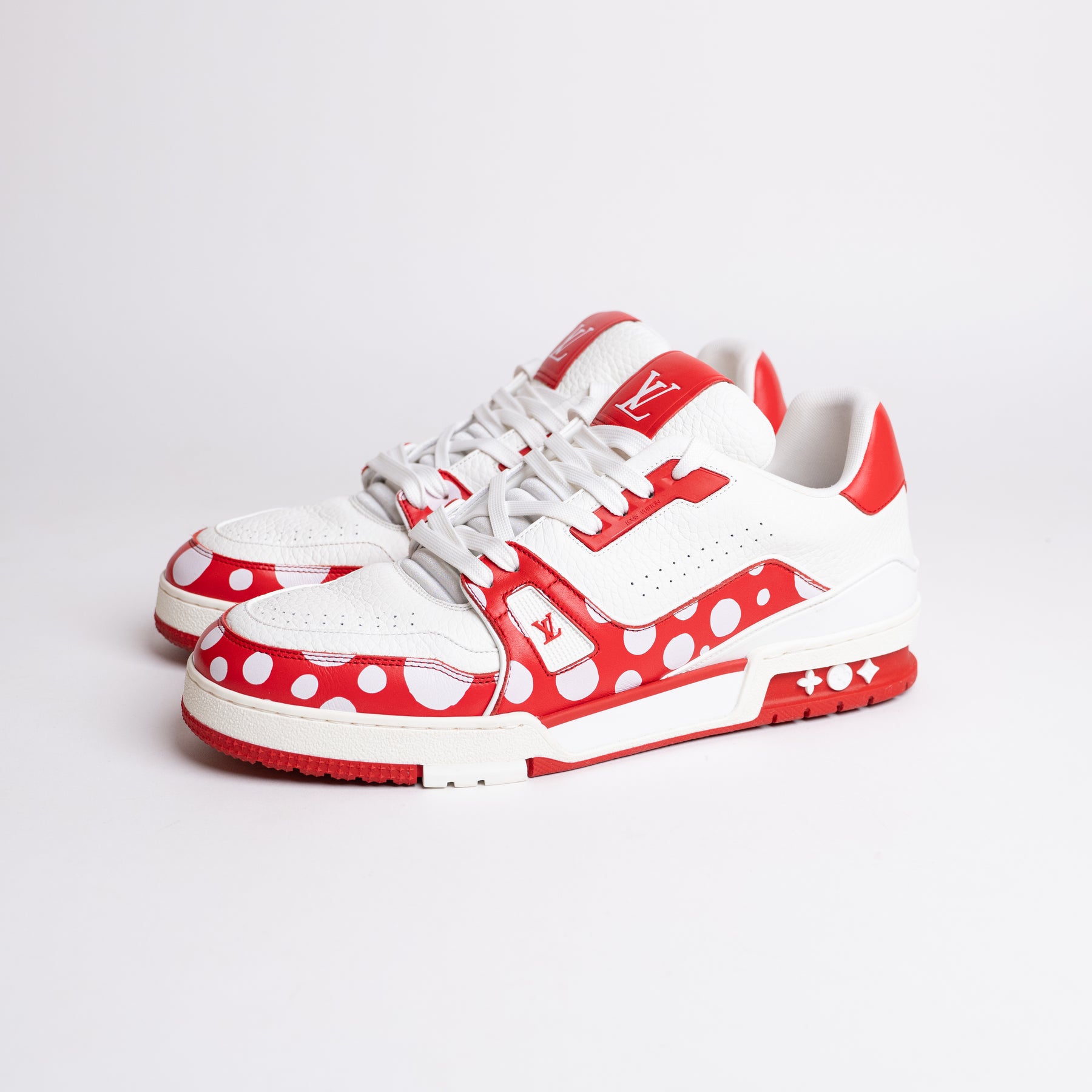 Louis Vuitton LV Trainer Yayoi Kusama Red White