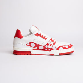 Louis Vuitton LV Trainer Yayoi Kusama Red White