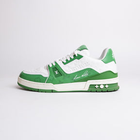 Louis Vuitton Trainer #54 Signature Green White