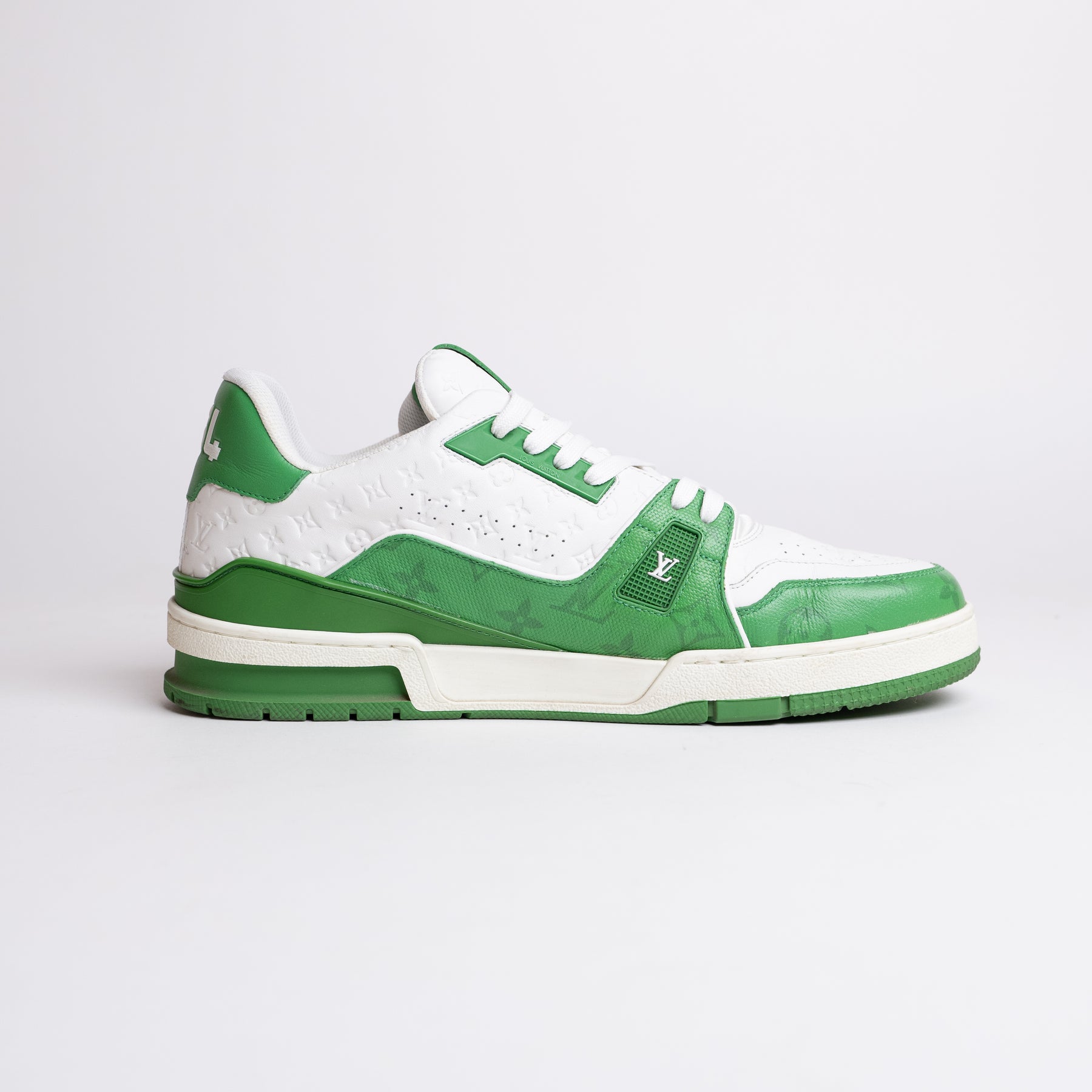 Louis Vuitton Trainer #54 Signature Green White