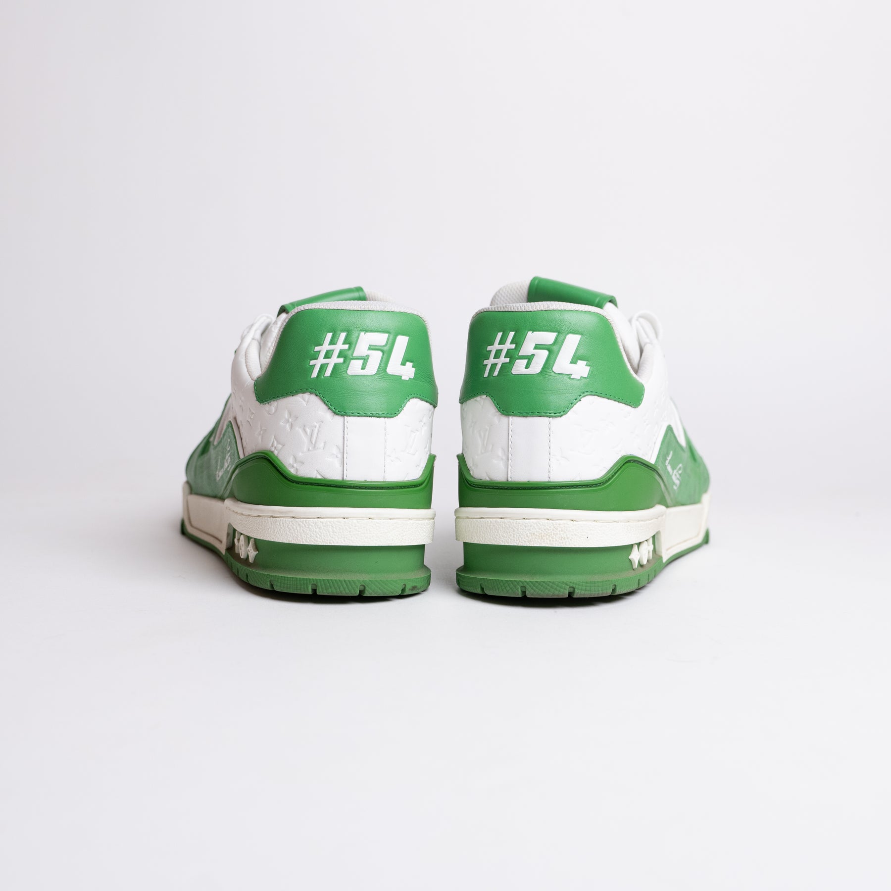 Louis Vuitton Trainer #54 Signature Green White