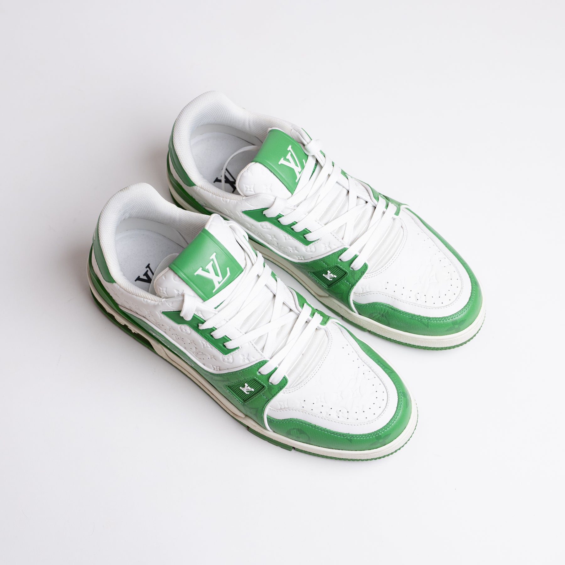 Louis Vuitton Trainer #54 Signature Green White