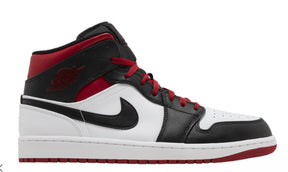 Air Jordan 1 Mid 'Gym Red Black Toe' 2023