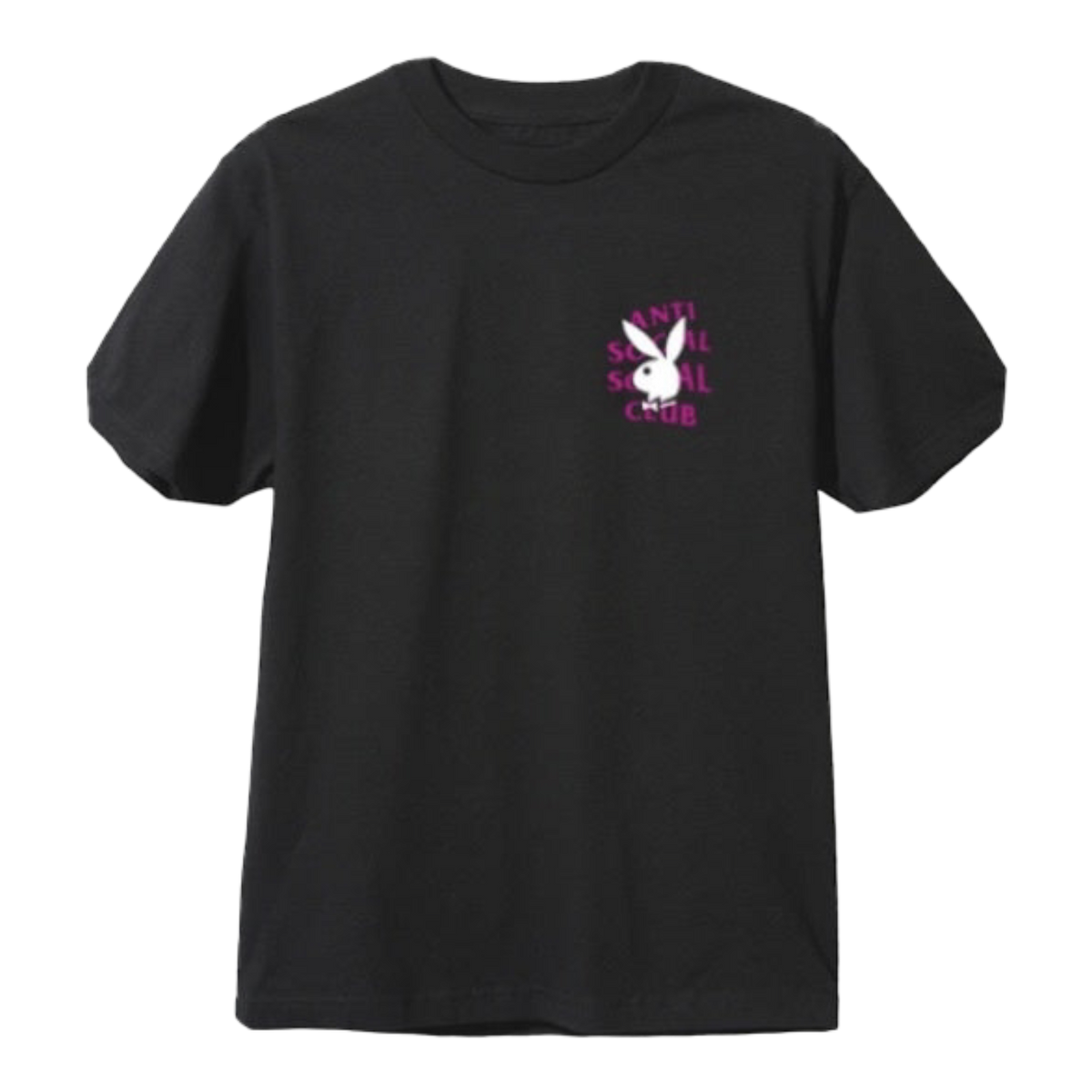 Anti Social Social Club x Playboy Remix BLack T-shirt