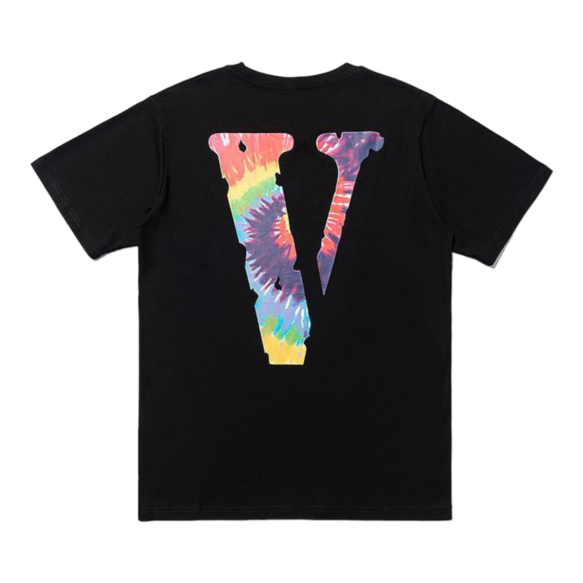 Vlone 21SS Vlone Tie Dye Rainbow Friends Tee - BLACK