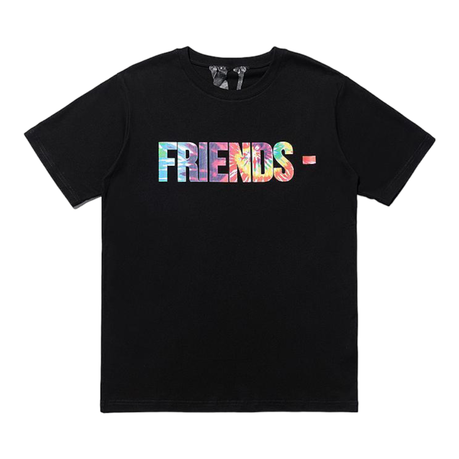 Vlone 21SS Vlone Tie Dye Rainbow Friends Tee - BLACK