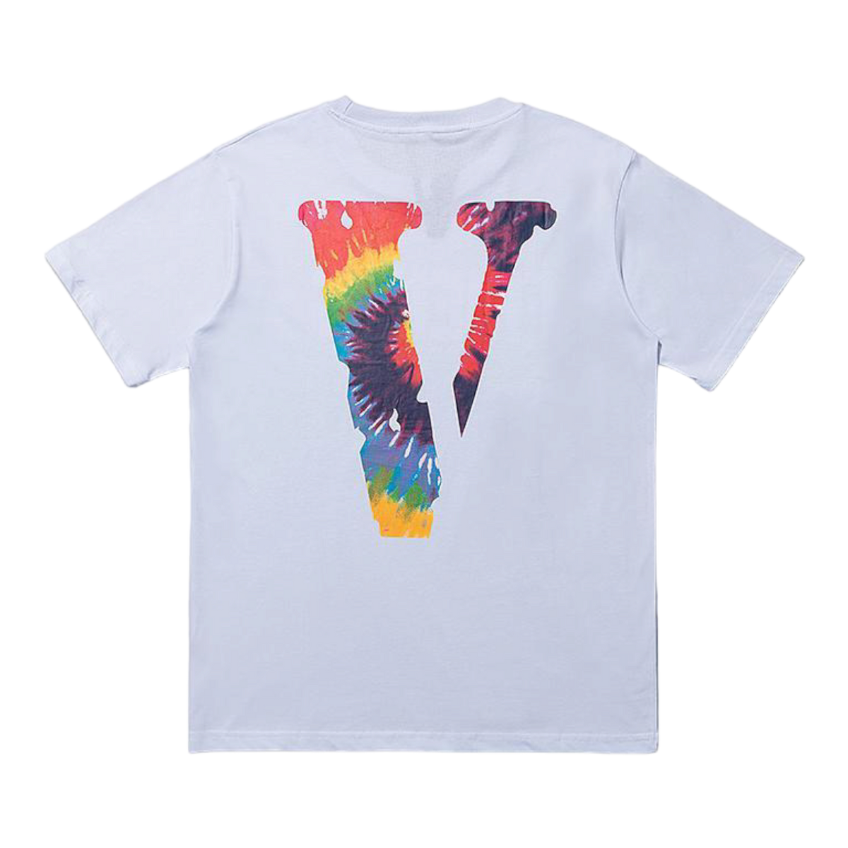 Vlone 21SS Vlone Tie Dye Rainbow Friends Tee - WHITE