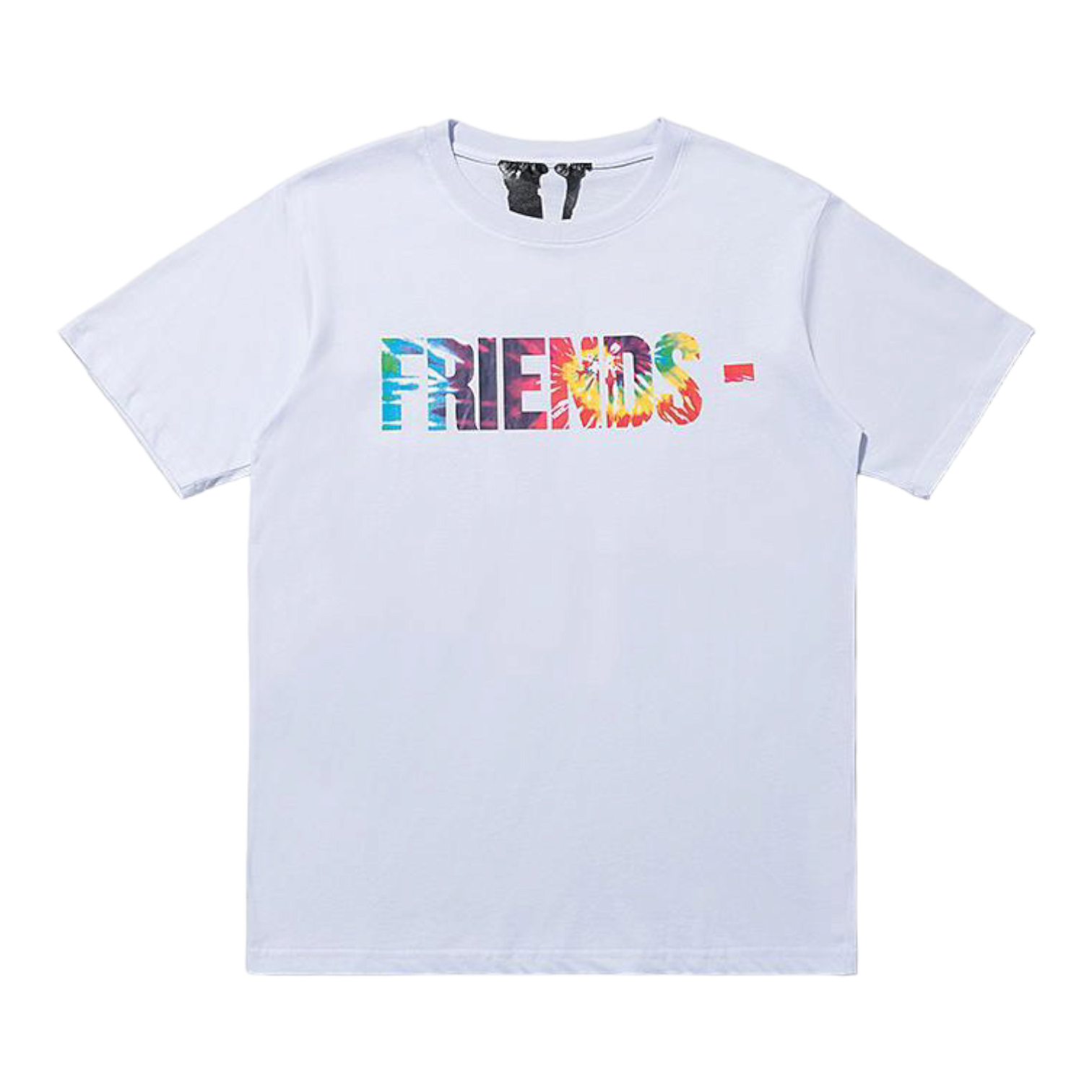 Vlone 21SS Vlone Tie Dye Rainbow Friends Tee - WHITE