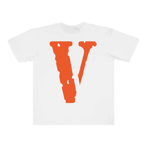 Vlone Staple T-Shirt 'White/Orange'