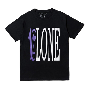 Vlone x Palm Angels Logo T-Shirt 'Black/Purple'