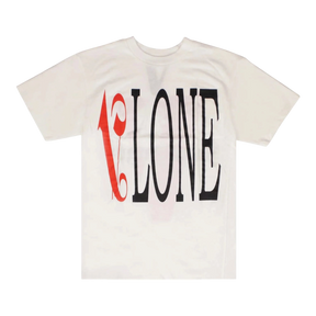 Vlone x Palm Angels Logo T-Shirt 'White/Red'