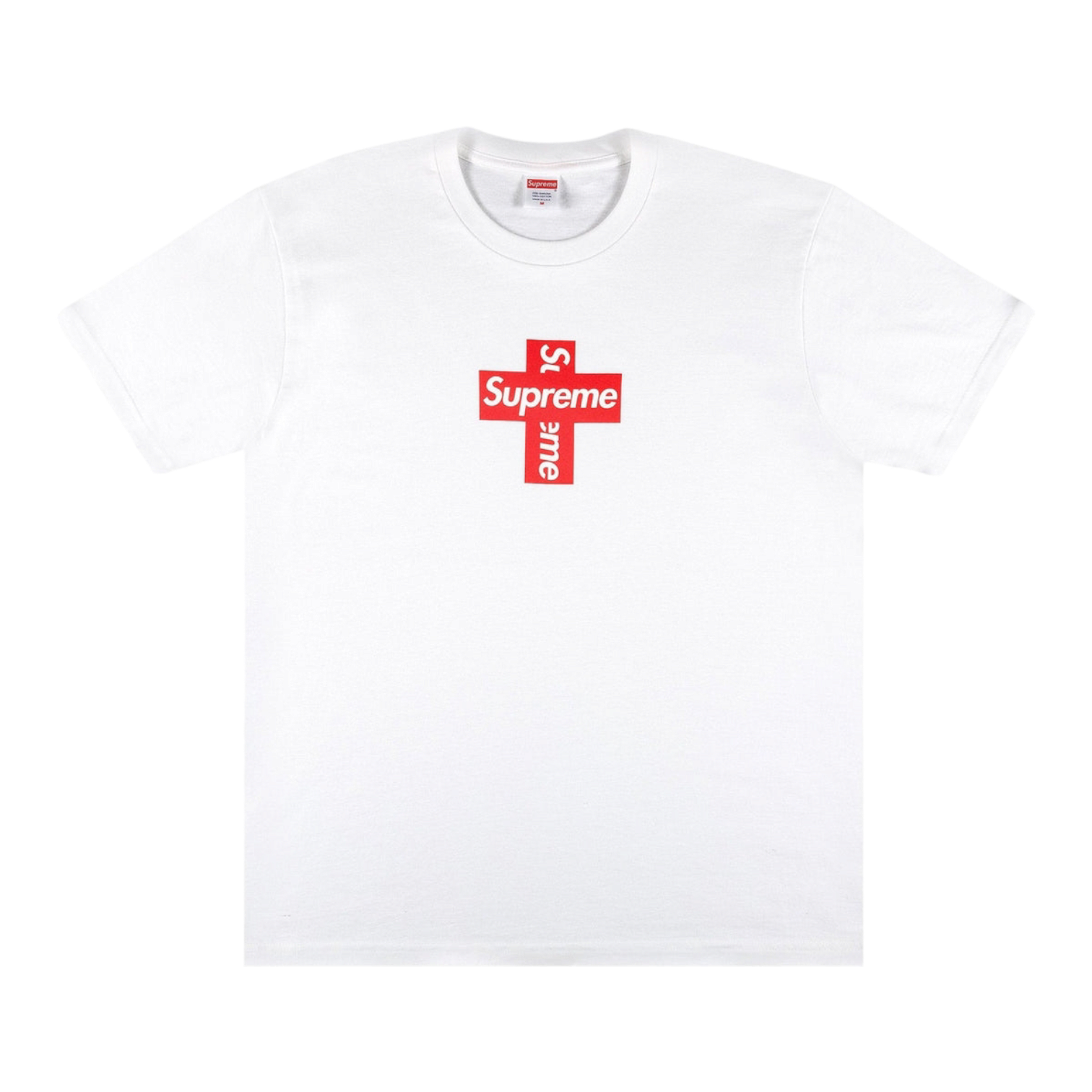 Cross Box Logo Tee 'White'