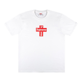 Cross Box Logo Tee 'White'