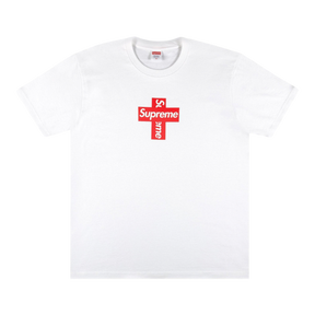 Cross Box Logo Tee 'White'