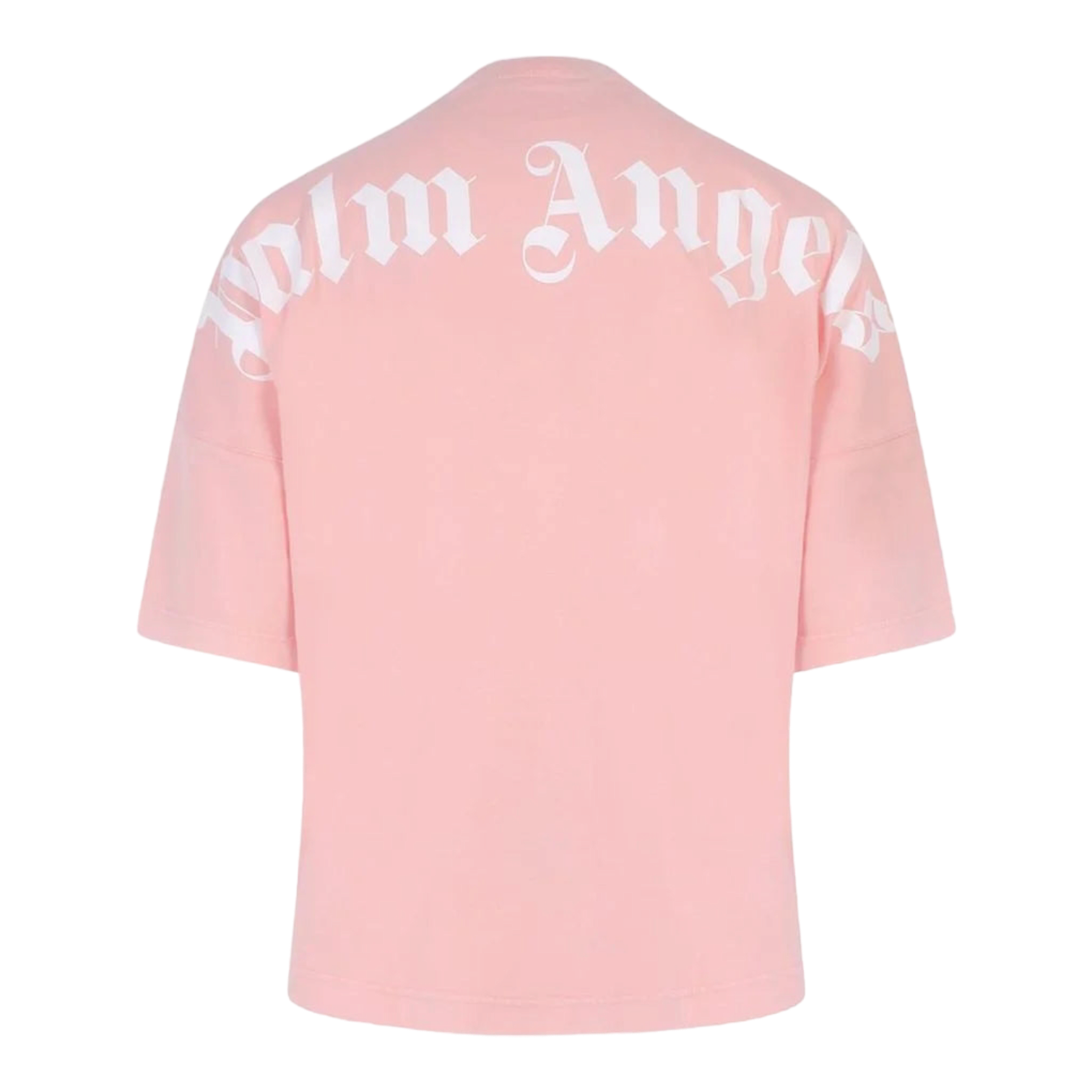 Palm Angels SS22 Mock Neck Tee - Salmon Pink