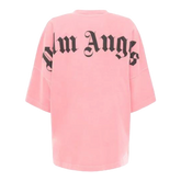 Palm Angels SS22 Mock Neck Tee - Blossom Pink