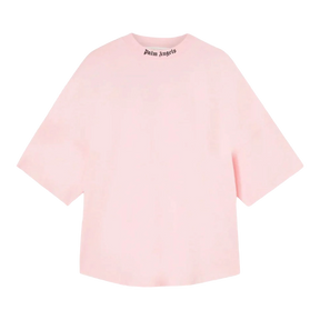 Palm Angels SS22 Mock Neck Tee - Blossom Pink