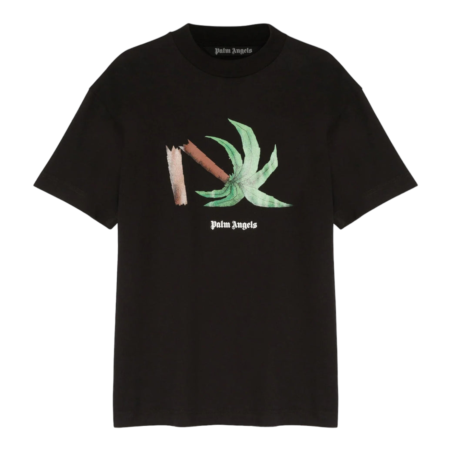 Palm Angels SS22 Broken Palm Tee - Black