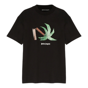 Palm Angels SS22 Broken Palm Tee - Black