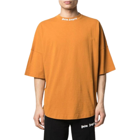 Palm Angels SS21 Mock Neck Tee - Ginger