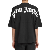 Palm Angels Mock Neck Tee - Black