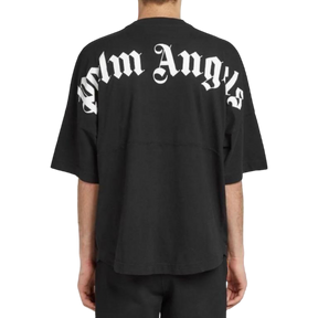 Palm Angels Mock Neck Tee - Black