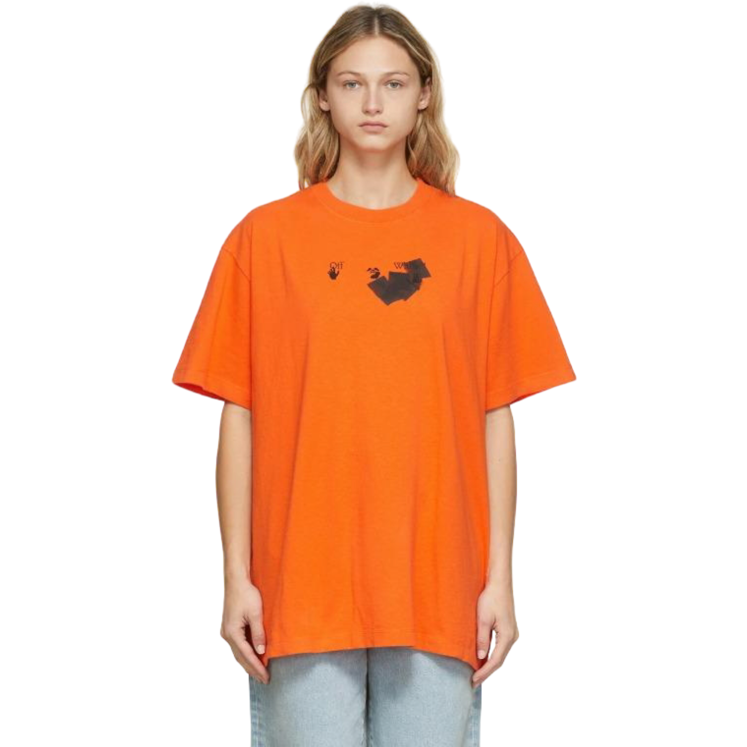 Off White FW21 Jumbo Marker Arrow Tee - Orange