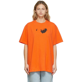 Off White FW21 Jumbo Marker Arrow Tee - Orange