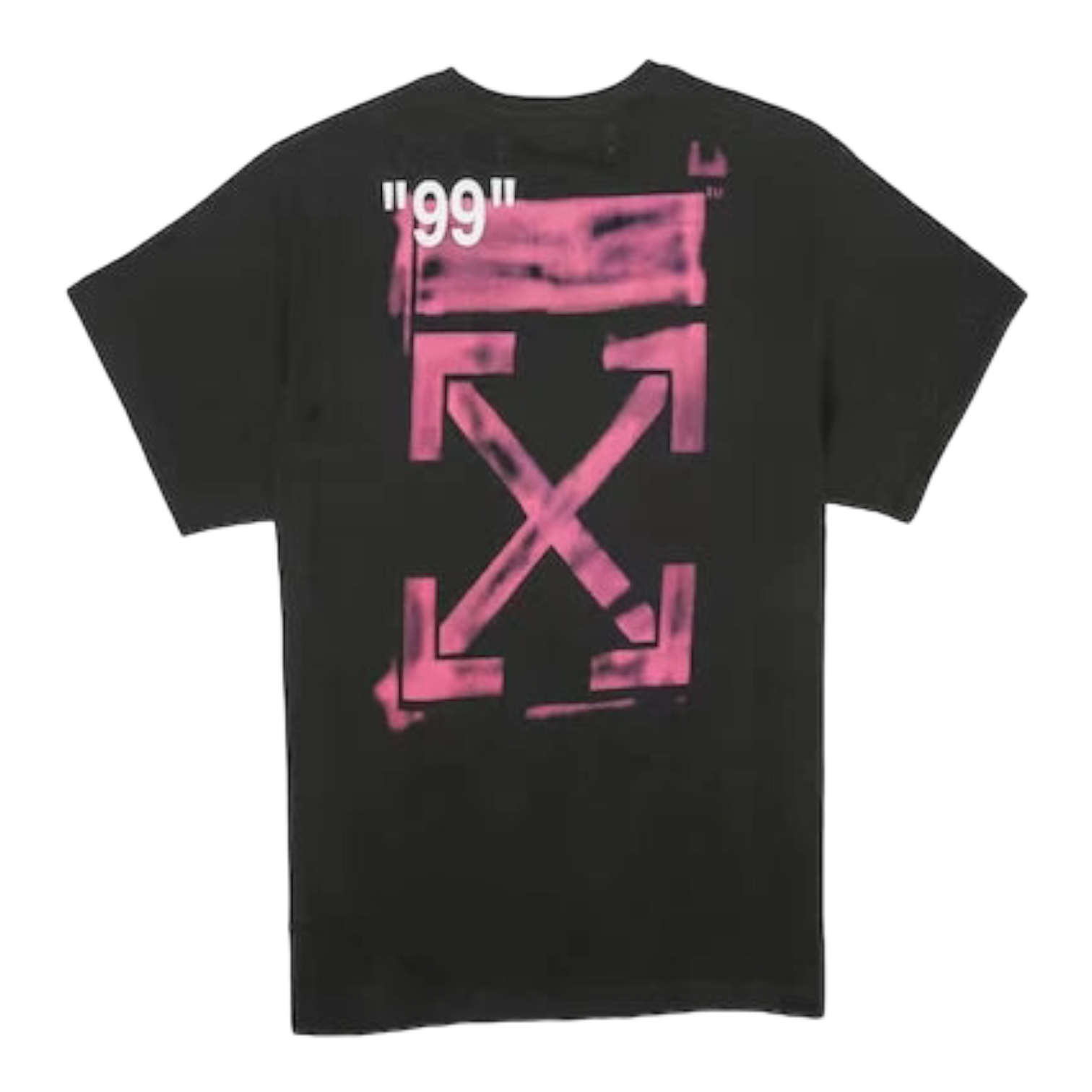 Diag Stencil Black Tee