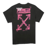 Diag Stencil Black Tee