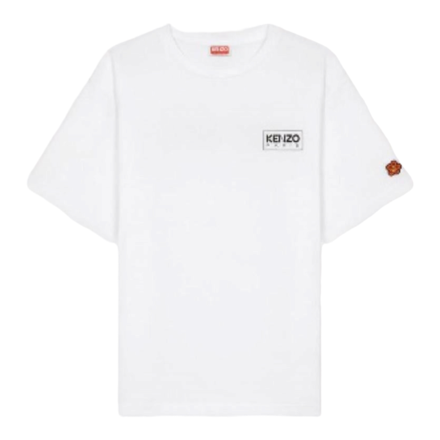 Kenzo Paris Small Square Logo Tee - White