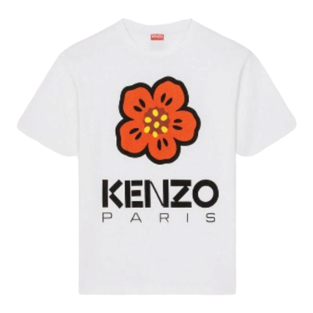 Kenzo Paris Flower Tee - White