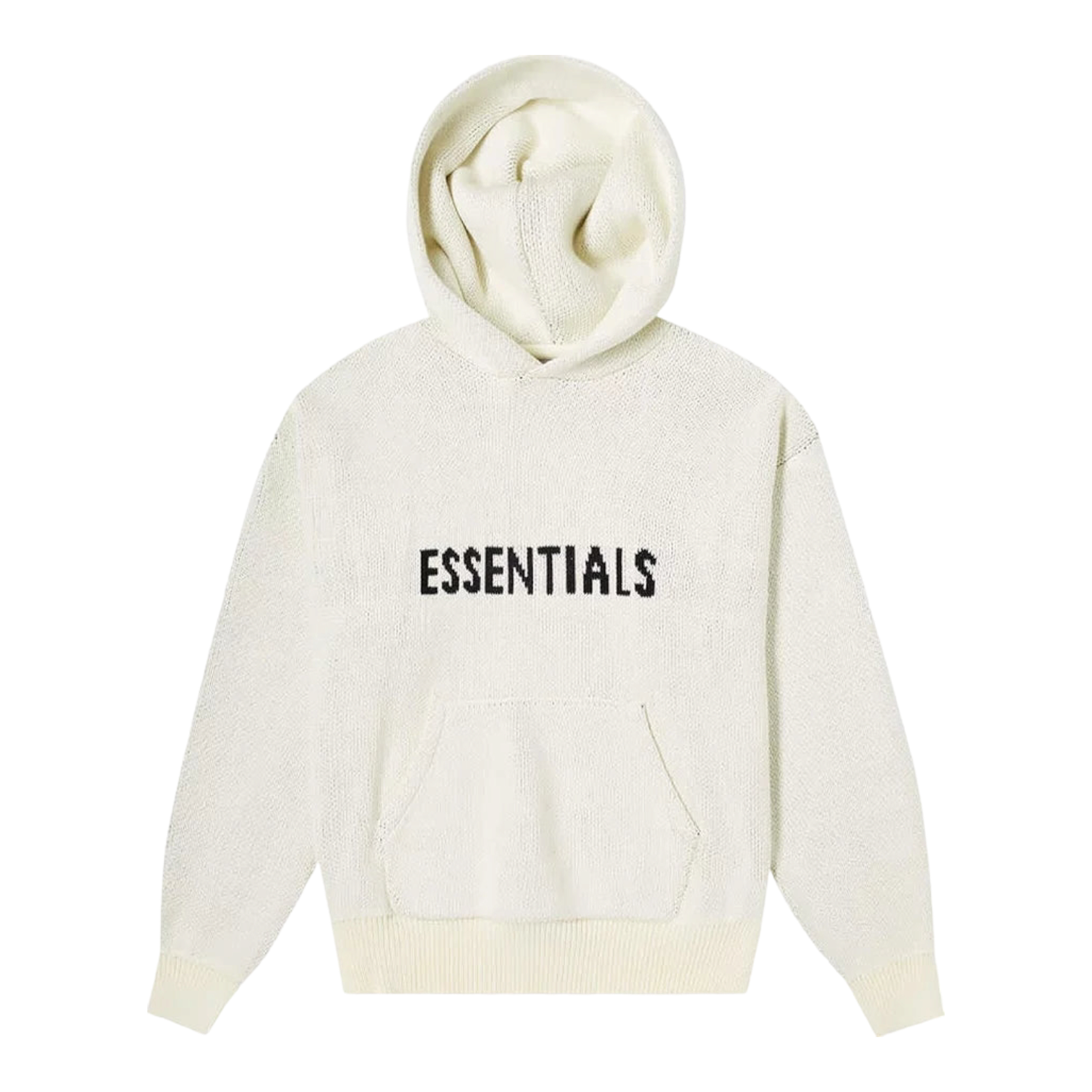 Essentials Knit Pullover Hoodie Buttercream