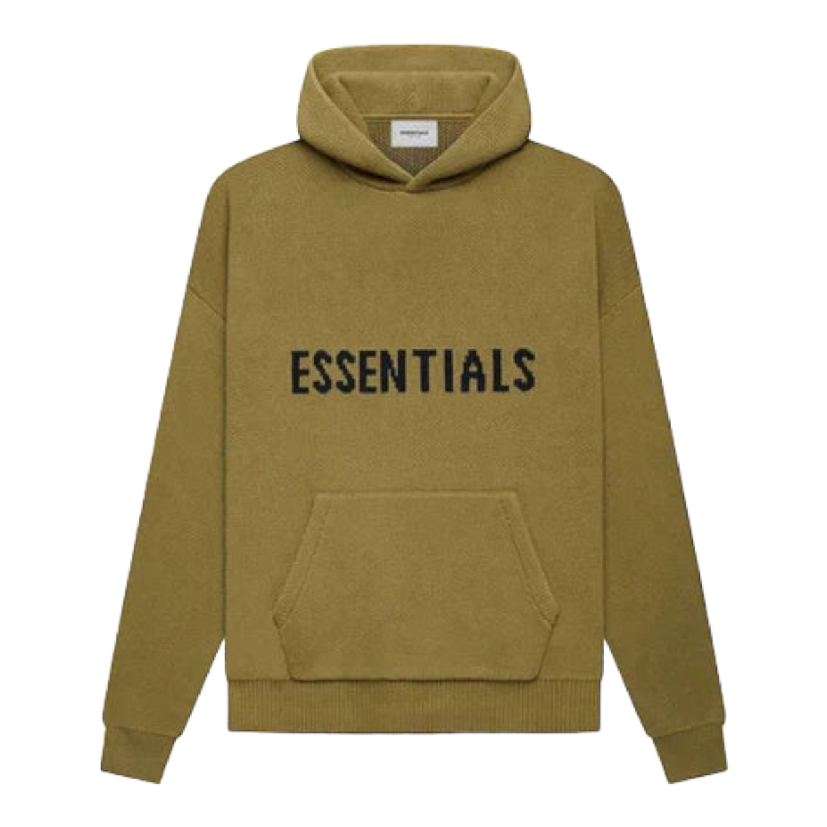 Essentials Knit Pullover Hoodie Amber