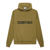 Essentials Knit Pullover Hoodie Amber