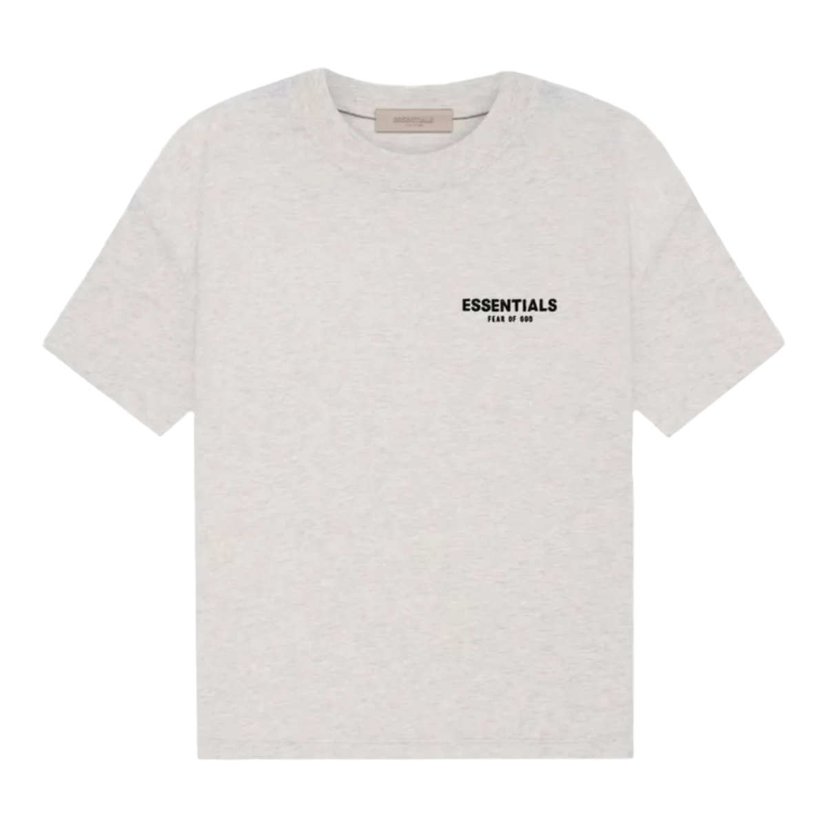 Essentials Reflective Chest Logo Tee Oatmeal