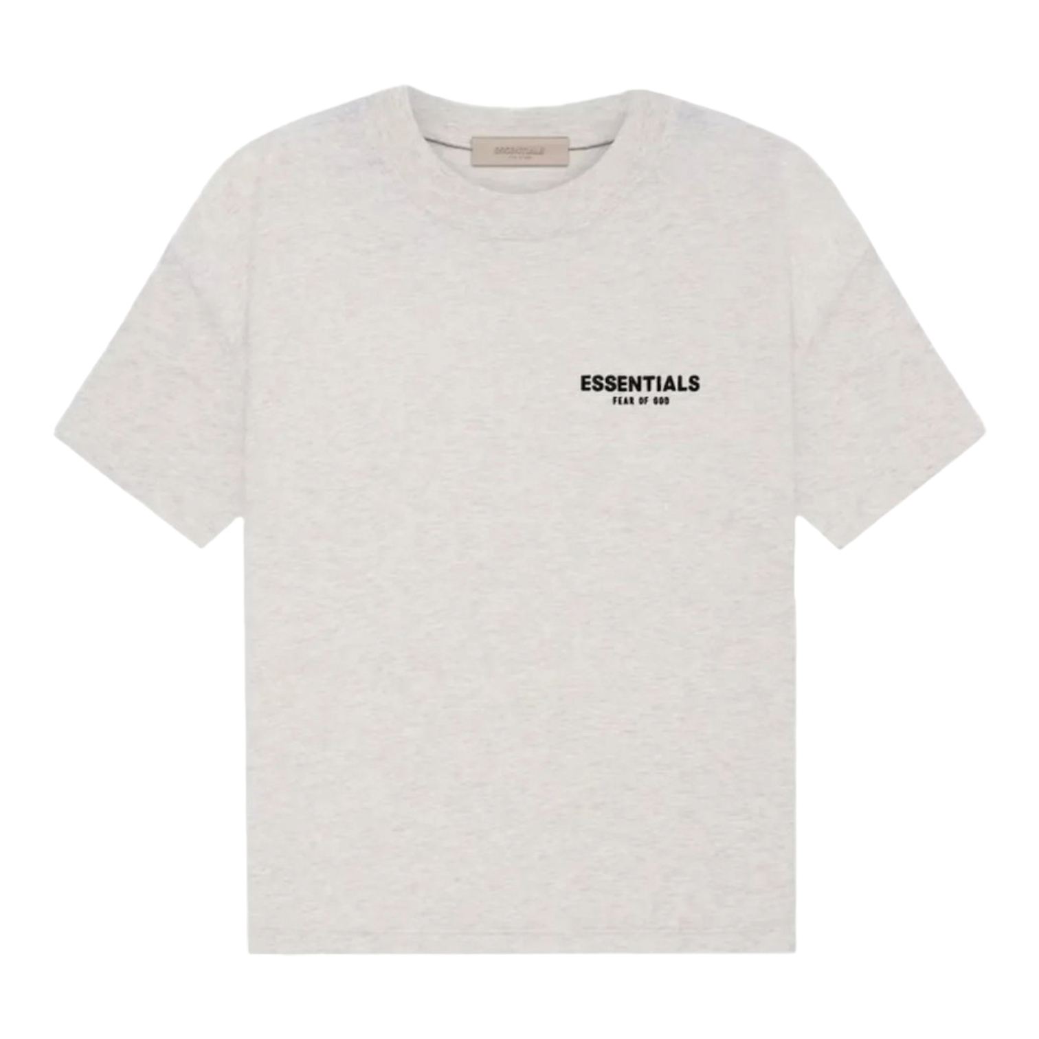 Essentials Reflective Chest Logo Tee Oatmeal