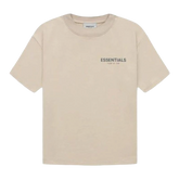 Essentials Reflective Chest Logo Tee Tan