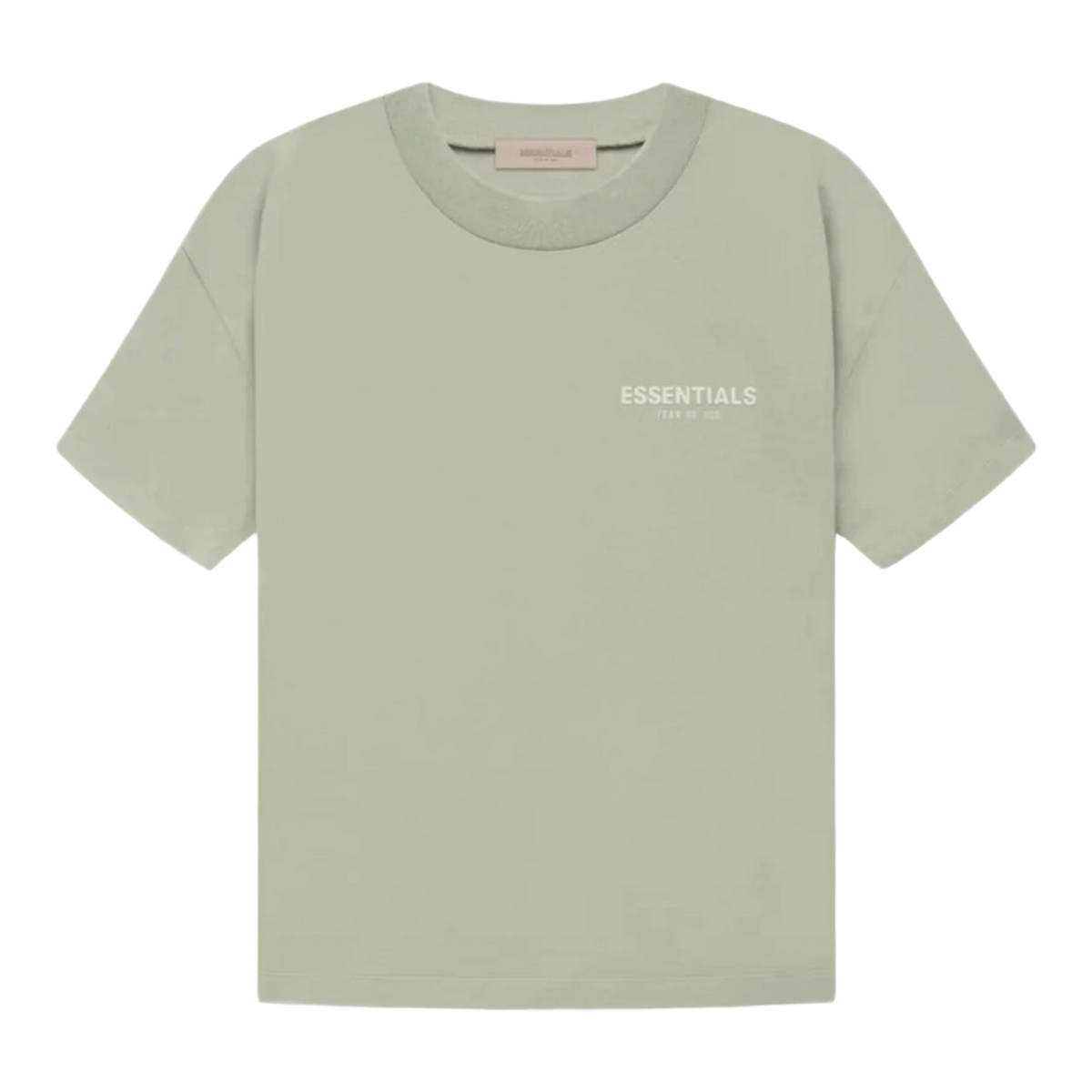 Essentials FW22 Small Logo Tee Seafoam