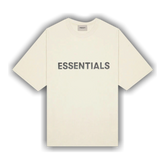 Essentials Front Logo Tee SS20 Cream