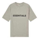 Essentials Front Logo Tee SS20 Heather Oat