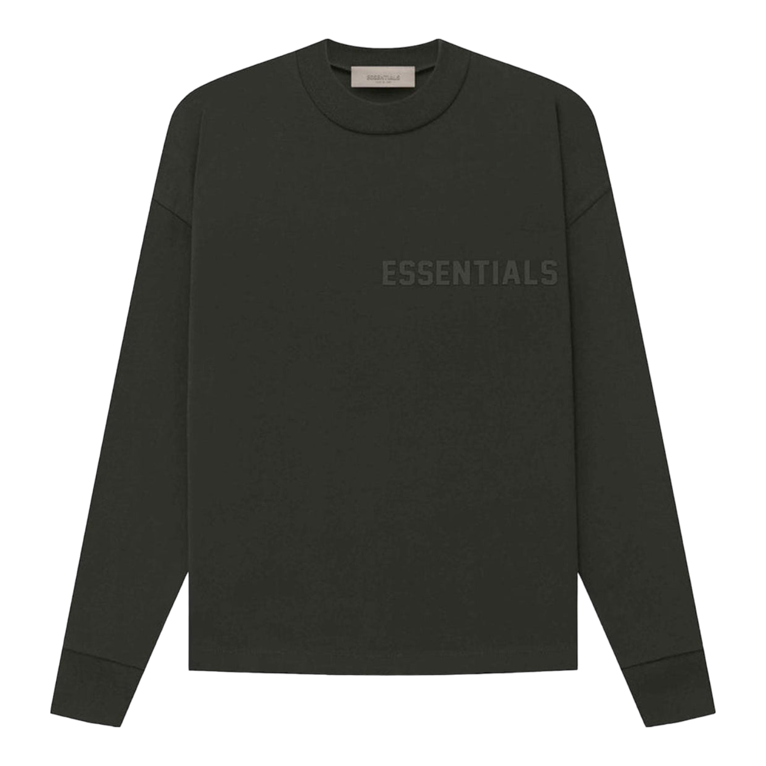 Essentials Off Black Long Sleeve T-Shirt