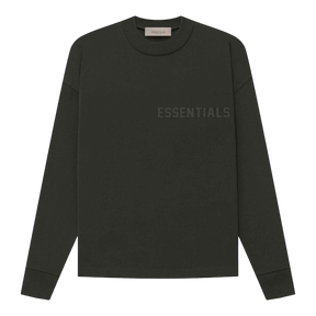 Essentials Off Black Long Sleeve T-Shirt