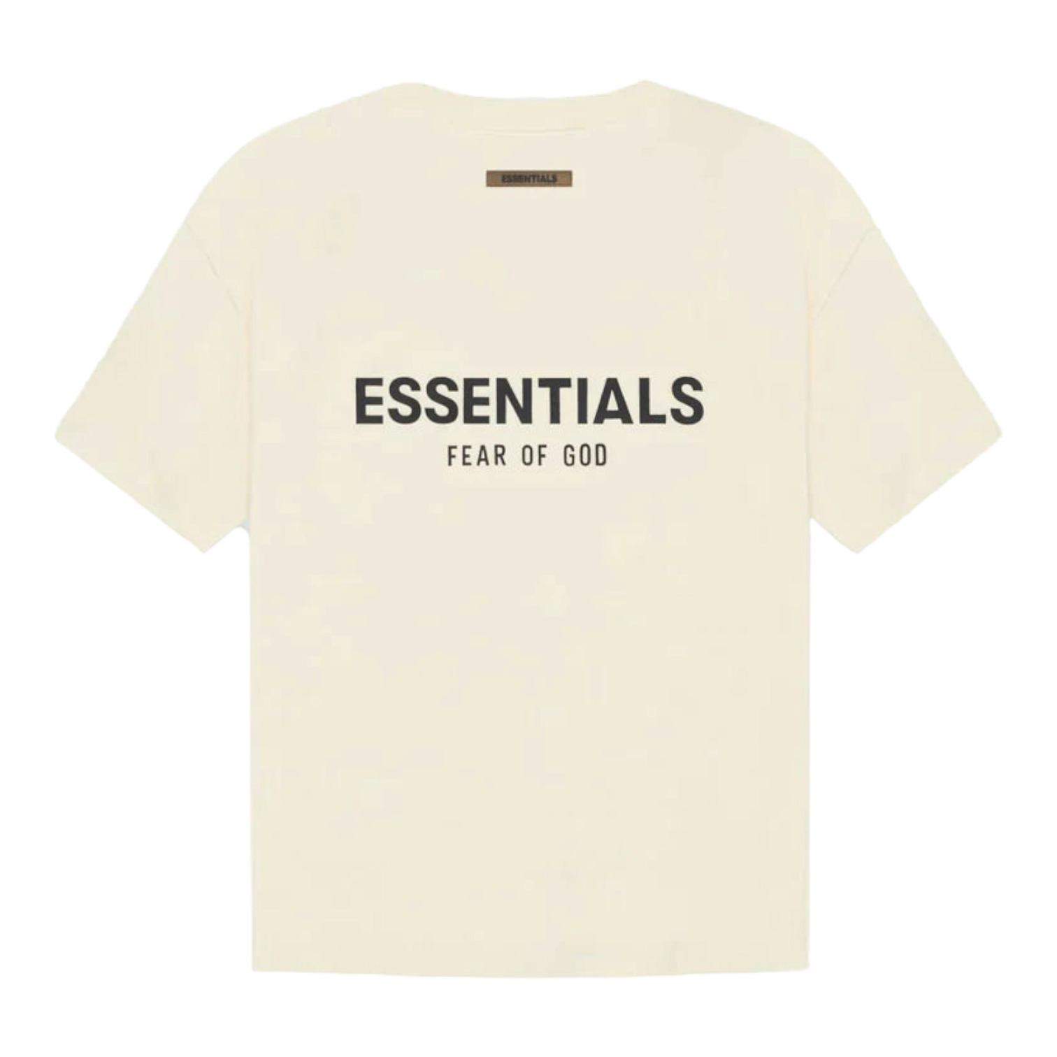 FEAR OF GOD ESSENTIAL T-SHIRT SS21 (CREAM)